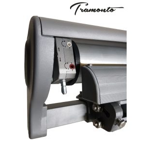 Markiza elektryczna 250x200 Beż-Biała PREM