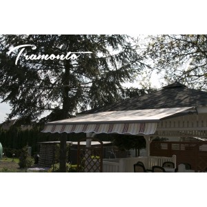 Markiza elektryczna 450x300 Beż-Bordo STD