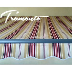 Markiza elektryczna 450x300 Beż-Bordo STD