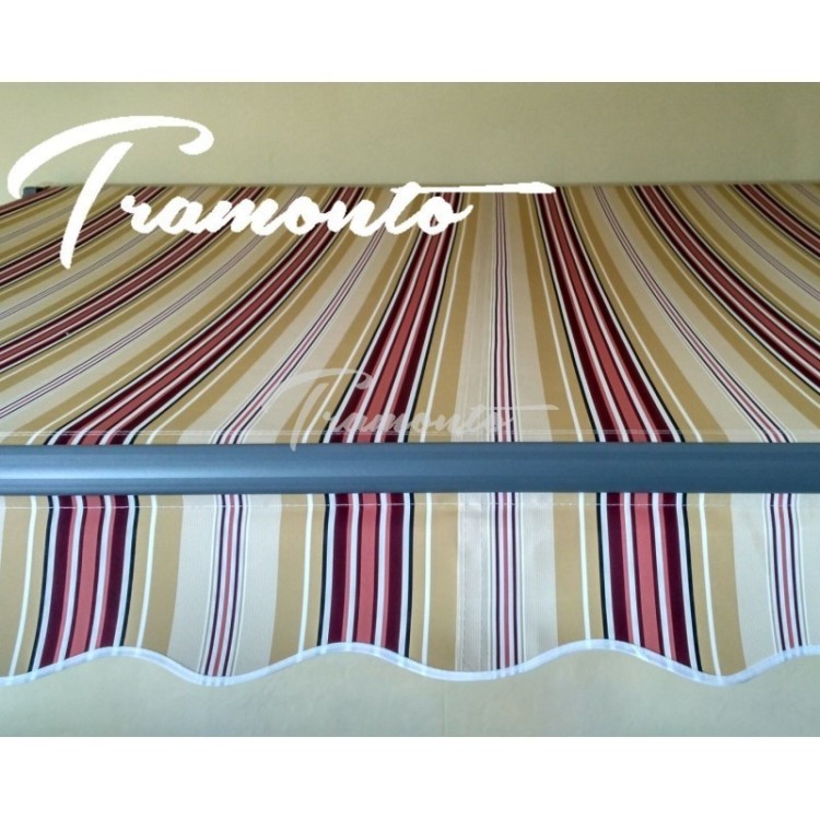 Markiza elektryczna 450x300 Beż-Bordo STD