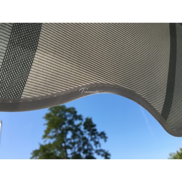 Markiza elektryczna 200x150 Szare Pasy STD