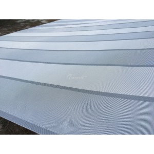 Markiza elektryczna 200x150 Szare Pasy STD