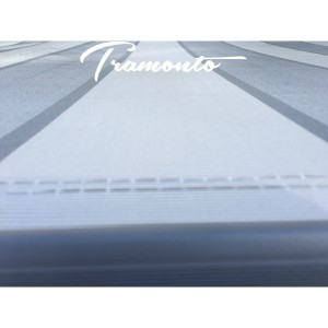 Markiza elektryczna 200x150 Szare Pasy STD