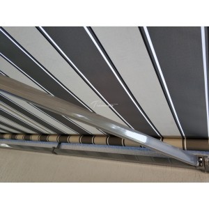 Markiza elektryczna 200x150 Szaro-Szara STD