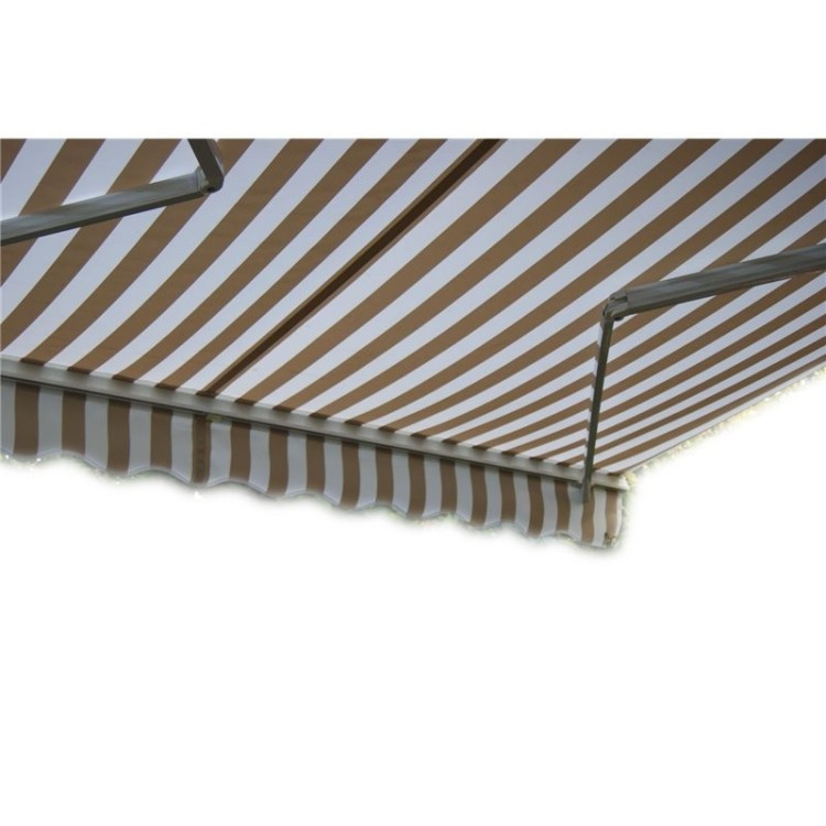 Markiza elektryczna 250x200 Beż-Biała PREM