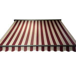 Markiza tarasowa ANTRACYT 250x200 Bordo-Beż PREM