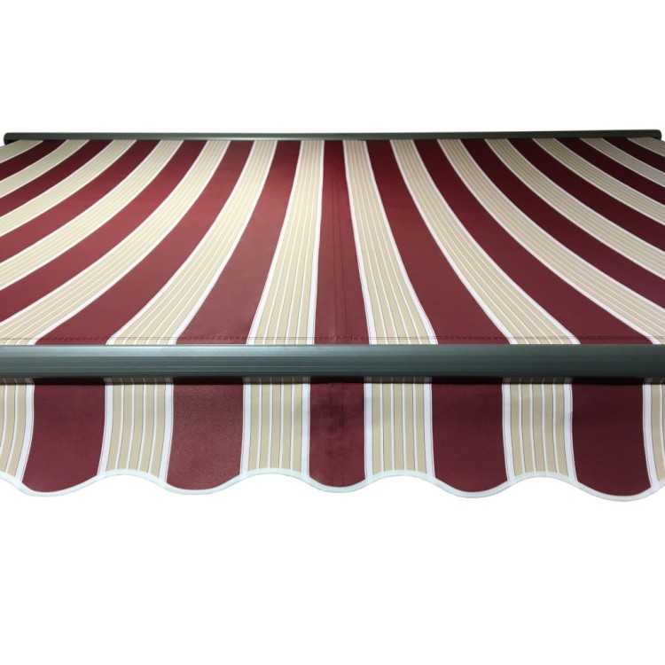 Markiza tarasowa ANTRACYT 250x200 Bordo-Beż STD