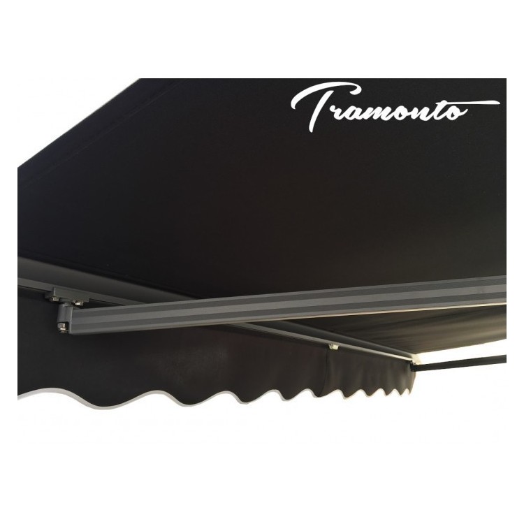 250x200 Szare Poszycie Markizy Materiał