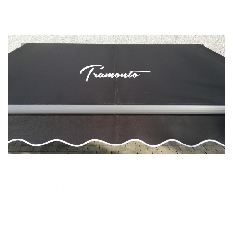 250x200 Szare Poszycie Markizy Materiał