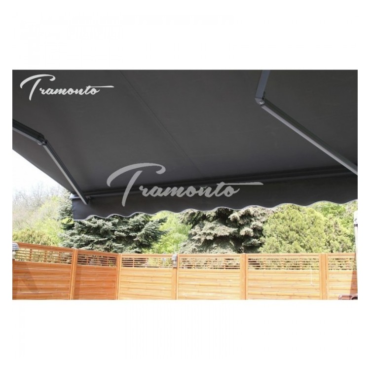 250x200 Szare Poszycie Markizy Materiał