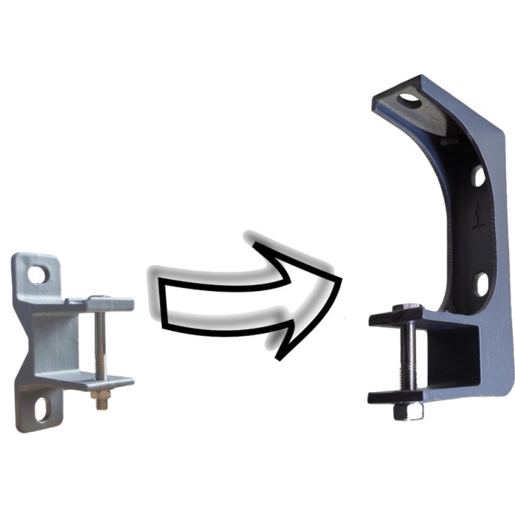 Dopłata do uchwytu ścienno-sufitowego 40 mm