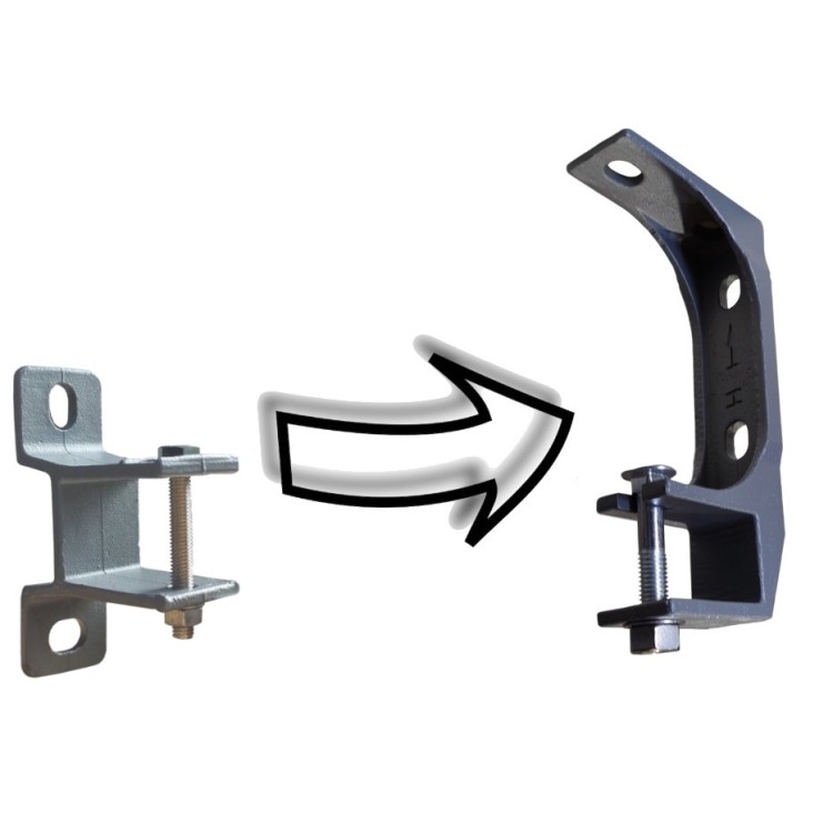 Dopłata do uchwytu ścienno-sufitowego 35 mm