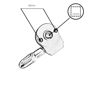 MECHANIZM KORBOWY CZARNY