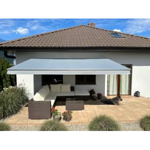 Markiza tarasowa ANTRACYT 250x200 Szary Jasny STD