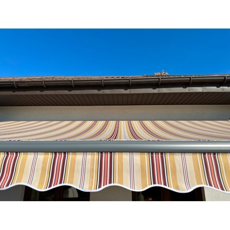 Markiza elektryczna 450x300 Beż-Bordo STD