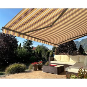 Markiza elektryczna 450x300 Beż-Bordo STD