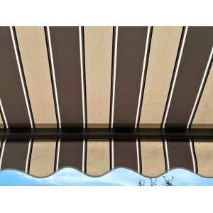 Markiza elektryczna 200x150 Szaro-Szara STD