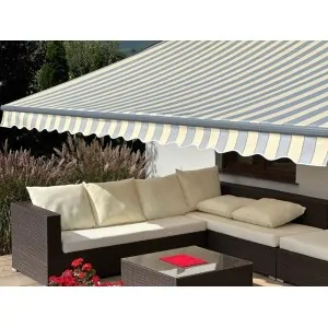 Markiza tarasowa ANTRACYT 250x200 Szaro-Beż STD