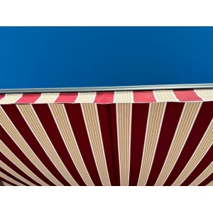 Markiza tarasowa ANTRACYT 250x200 Bordo-Beż PREM