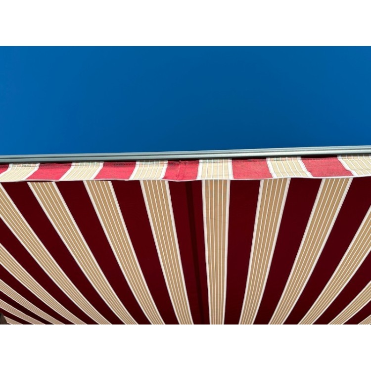 Markiza tarasowa ANTRACYT 250x200 Bordo-Beż PREM