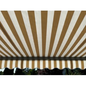 Markiza elektryczna 250x200 Beż-Biała PREM