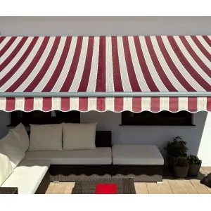 Markiza tarasowa ANTRACYT 300x250 Bordo-Beż STD