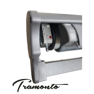 Markiza elektryczna 550x300 Szara PREM