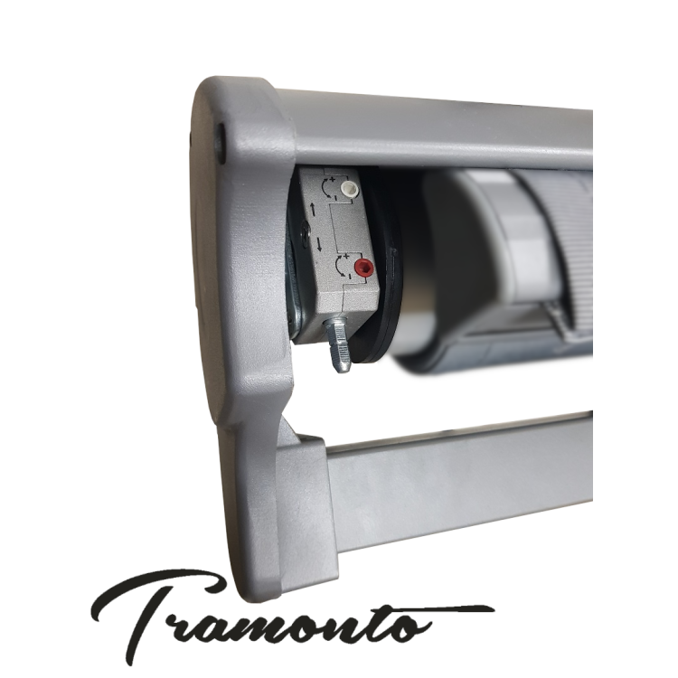 Markiza elektryczna 550x300 Szara PREM