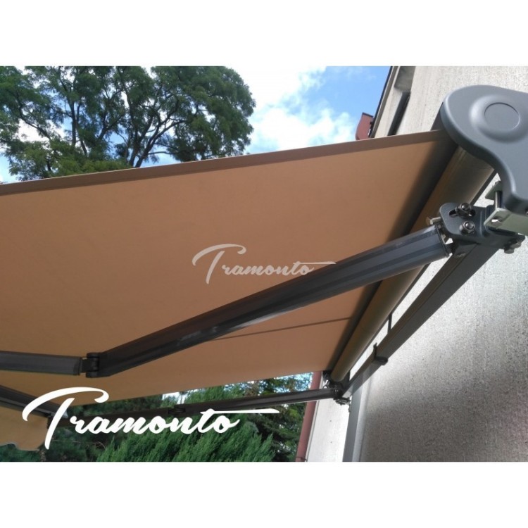 Markiza tarasowa ANTRACYT 550x300 Beżowa PREM
