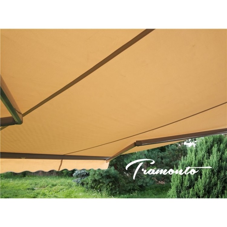 Markiza tarasowa ANTRACYT 550x300 Beżowa PREM