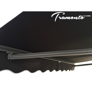 Markiza tarasowa ANTRACYT 500x300 Szara STD