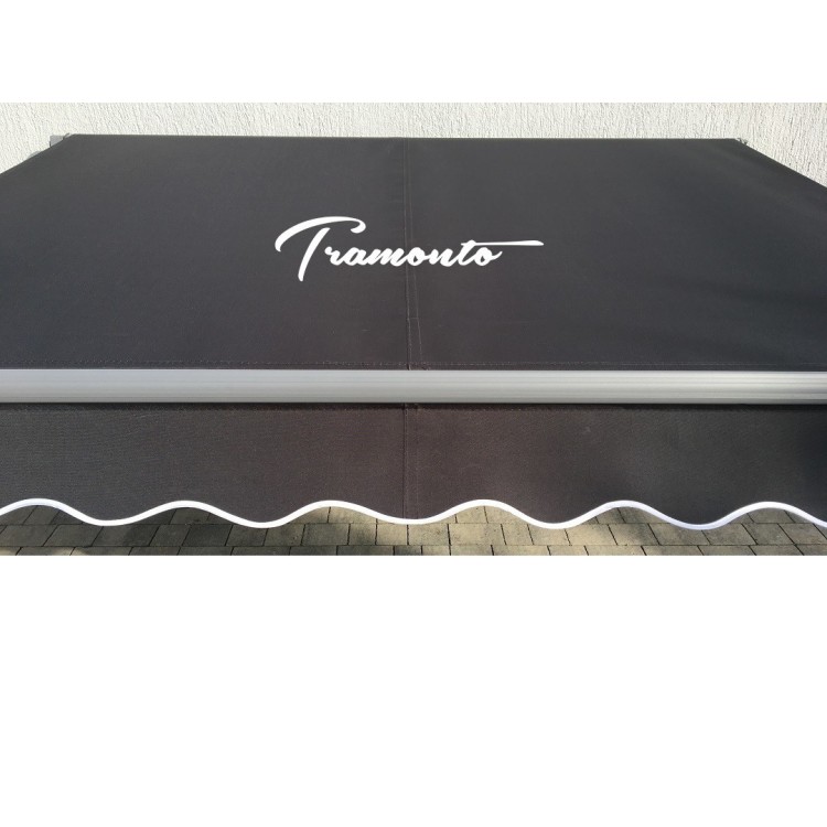 Markiza tarasowa ANTRACYT 500x300 Szara STD