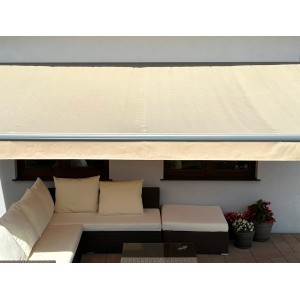 Markiza tarasowa ANTRACYT 500x300 Beżowa STD