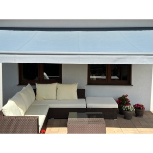 Markiza elektryczna 550x300 Szary Jasny PREM