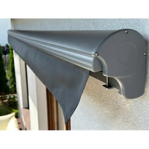 Markiza elektryczna 350x300 Szara PREM