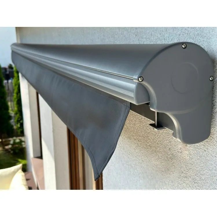 Markiza elektryczna 350x300 Szara PREM