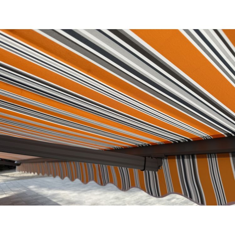 Markiza tarasowa ANTRACYT 500x300 Pomarańcz PREM