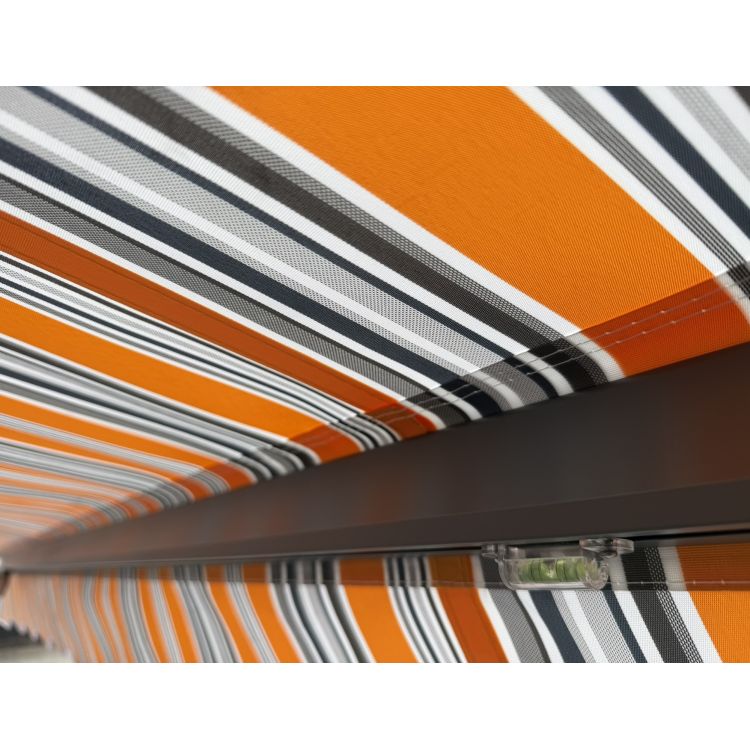 Markiza tarasowa ANTRACYT 500x300 Pomarańcz STD