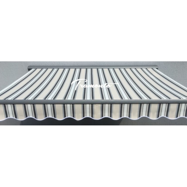 Markiza tarasowa ANTRACYT 250x200 SzaryBeżKrem PREM
