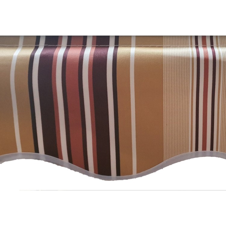 450x300 Beżowo-Bordowe Poszycie Markizy Materiał