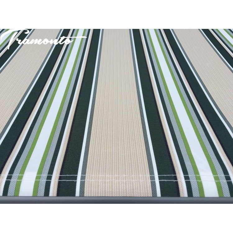 Markiza tarasowa ANTRACYT 250x200 Beż-Zielona PREM