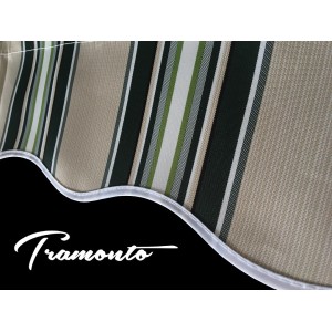 Markiza tarasowa ANTRACYT 250x200 Beż-Zielona PREM