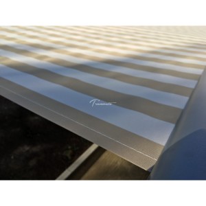 Markiza elektryczna 250x200 Beż-Biała PREM