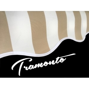 Markiza elektryczna 250x200 Beż-Biała PREM