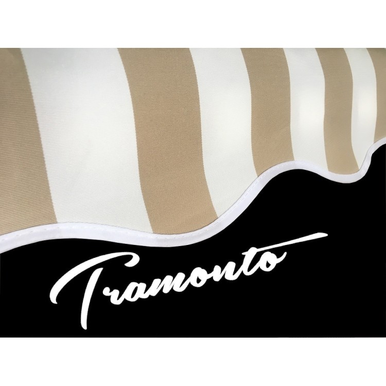 Markiza elektryczna 250x200 Beż-Biała PREM