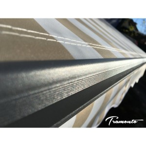 Markiza elektryczna 250x200 Beż-Biała PREM