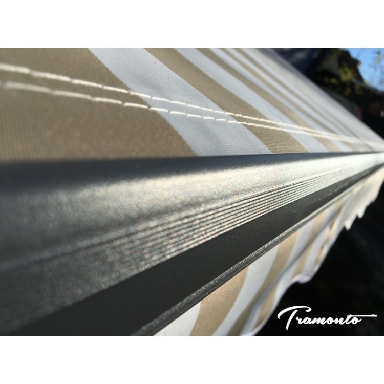 Markiza elektryczna 250x200 Beż-Biała PREM